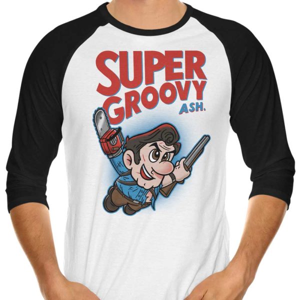 Super Groovy - 3 4 Sleeve Raglan T-Shirt Sale