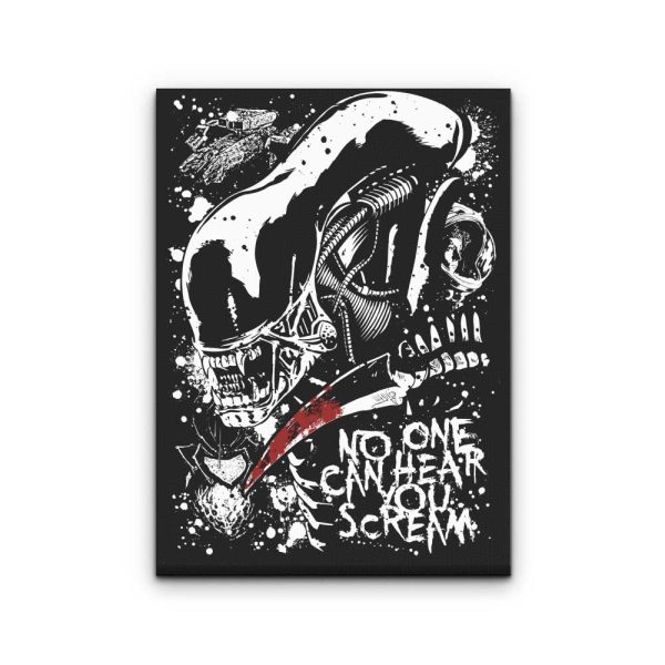Screaming in Space - Canvas Print Online
