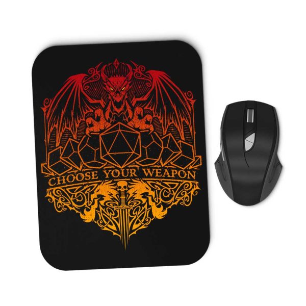 Choose Your Weapon - Mousepad Online Sale