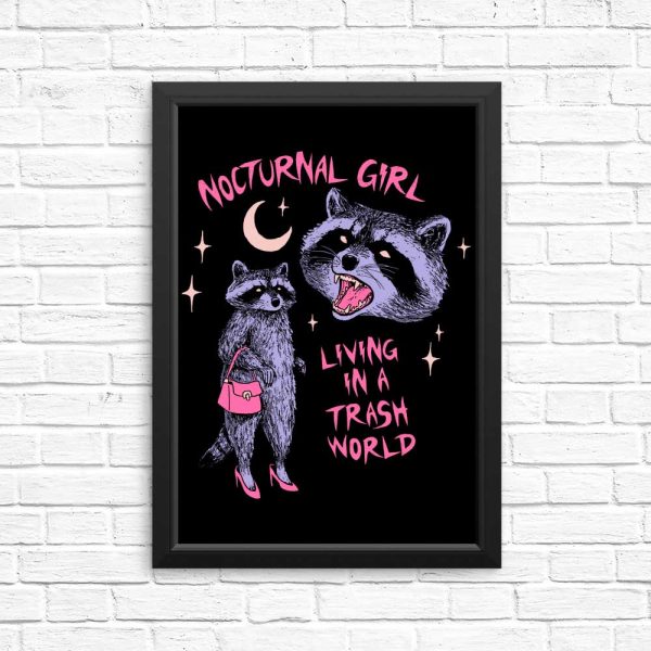 Nocturnal Girl - Posters & Prints Discount - Image 4
