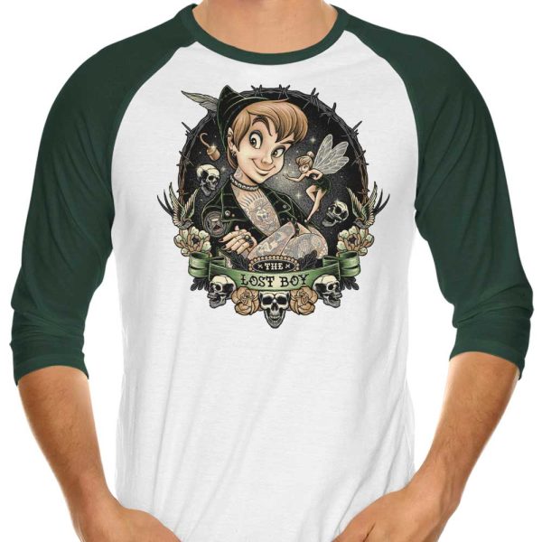 Lost in Neverland - 3 4 Sleeve Raglan T-Shirt Hot on Sale - Image 3