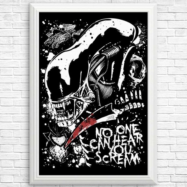Screaming in Space - Posters & Prints Supply