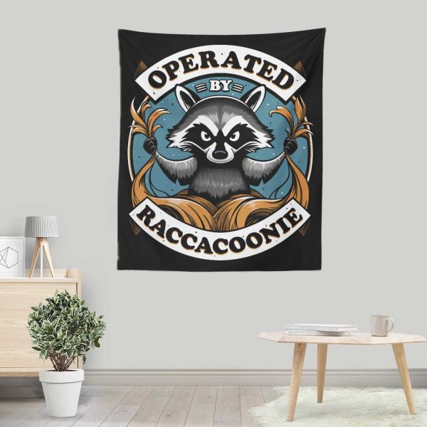 Raccoon Supremacy - Wall Tapestry Online Hot Sale - Image 4