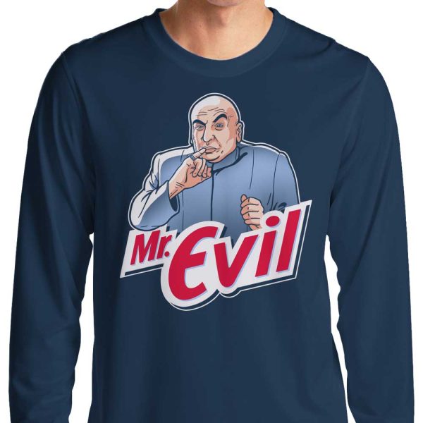 Mr. Evil - Long Sleeve T-Shirt For Cheap - Image 3