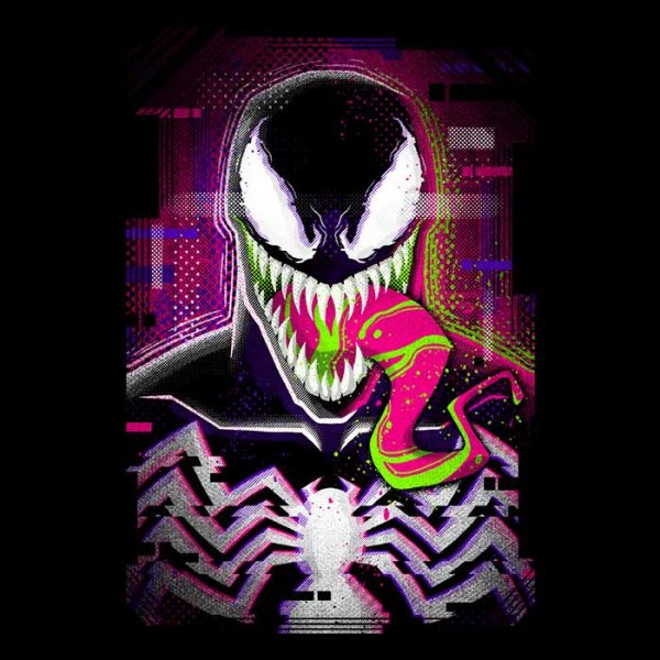 Glitched Symbiote - Long Sleeve T-Shirt For Discount - Image 2