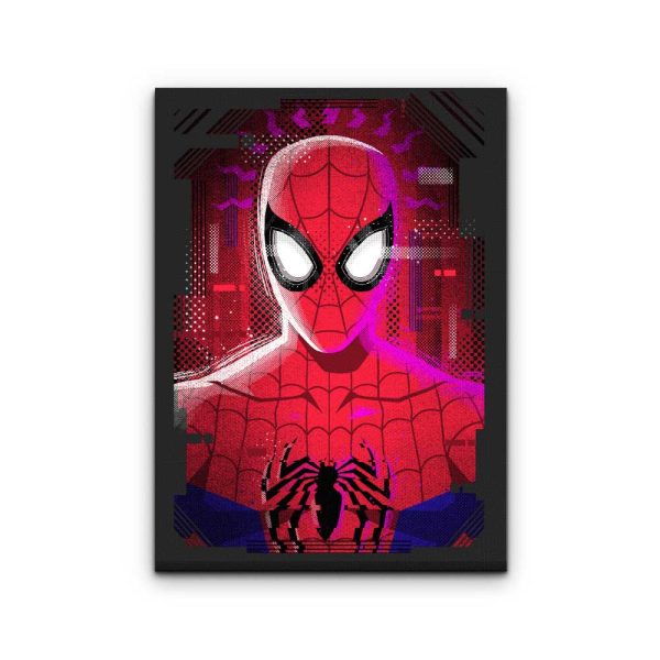 Glitched Parker - Canvas Print For Sale