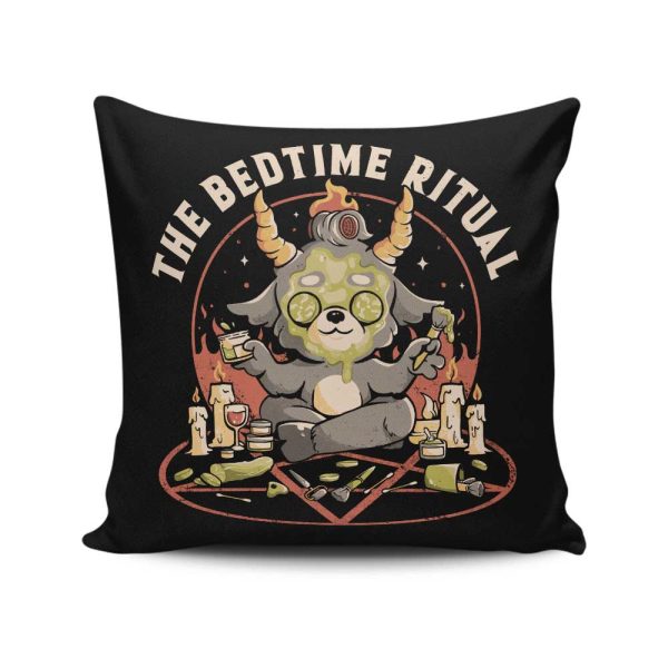 Bedtime Ritual - Throw Pillow For Sale