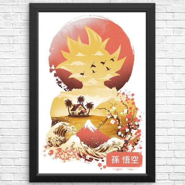 Ukiyo-e Saiyan - Posters & Prints Cheap