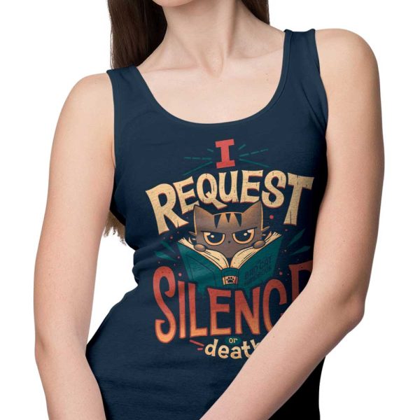I Request Silence - Tank Top Sale - Image 5