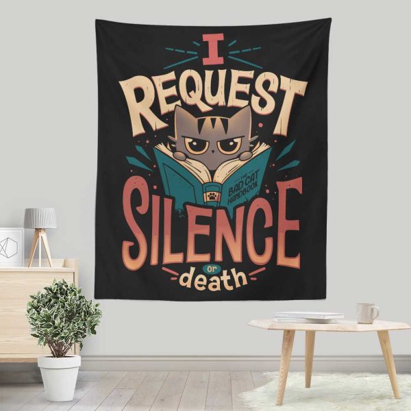 I Request Silence - Wall Tapestry Cheap