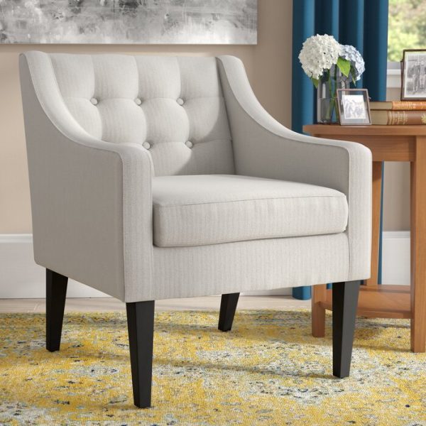 Clopton Armchair Beige Polyester Blend #1824HW Online Sale