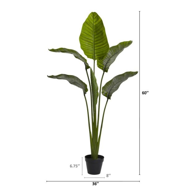 60  Artificial Palm Tree in Pot (SB863) Supply - Image 3