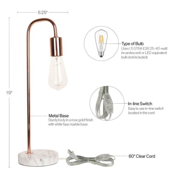Wolfson 19  Arched Table Lamp (LW232) Sale - Image 2