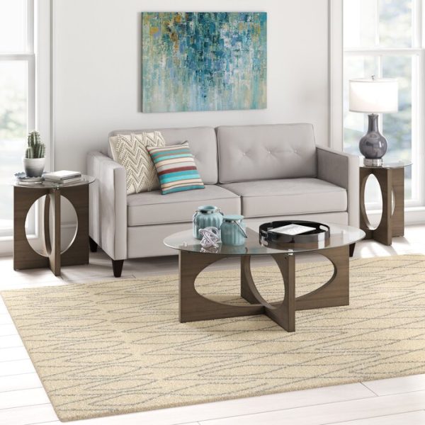Chenley 3 Piece Coffee Table Set #1788HW Supply