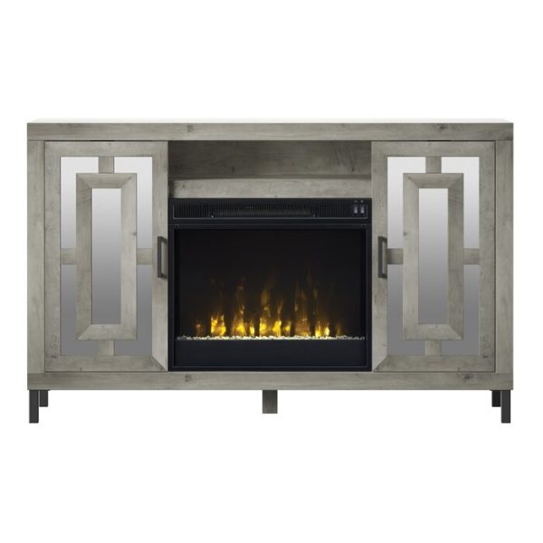 Whitmore TV Stand for TVs up to 60  with Fireplace Valley Pine #1806HW For Discount - Image 3