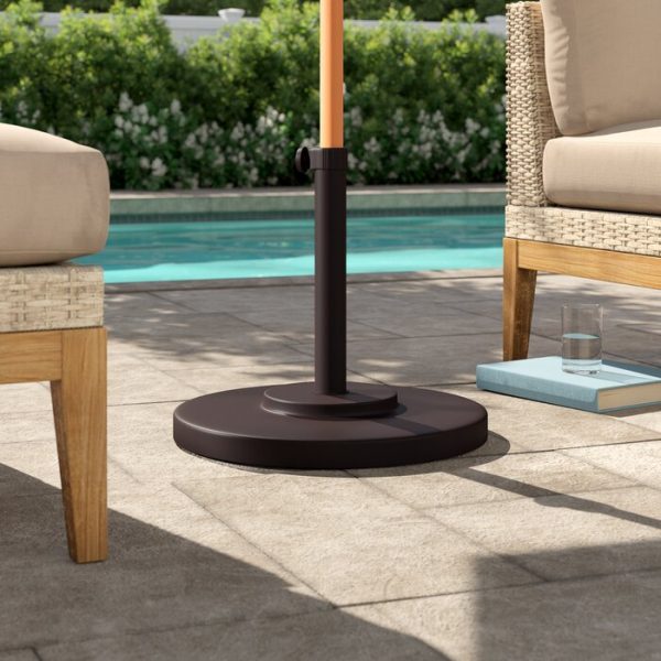 Moro Metal Free Standing Umbrella Base Black #1805HW Discount - Image 2
