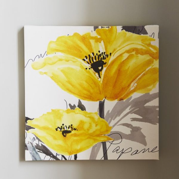 Poppy I  - Wrapped Canvas Print (SB877) Fashion