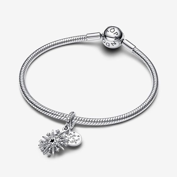 PANDORA : Sparkling Firework Double Dangle Charm Online Hot Sale - Image 4